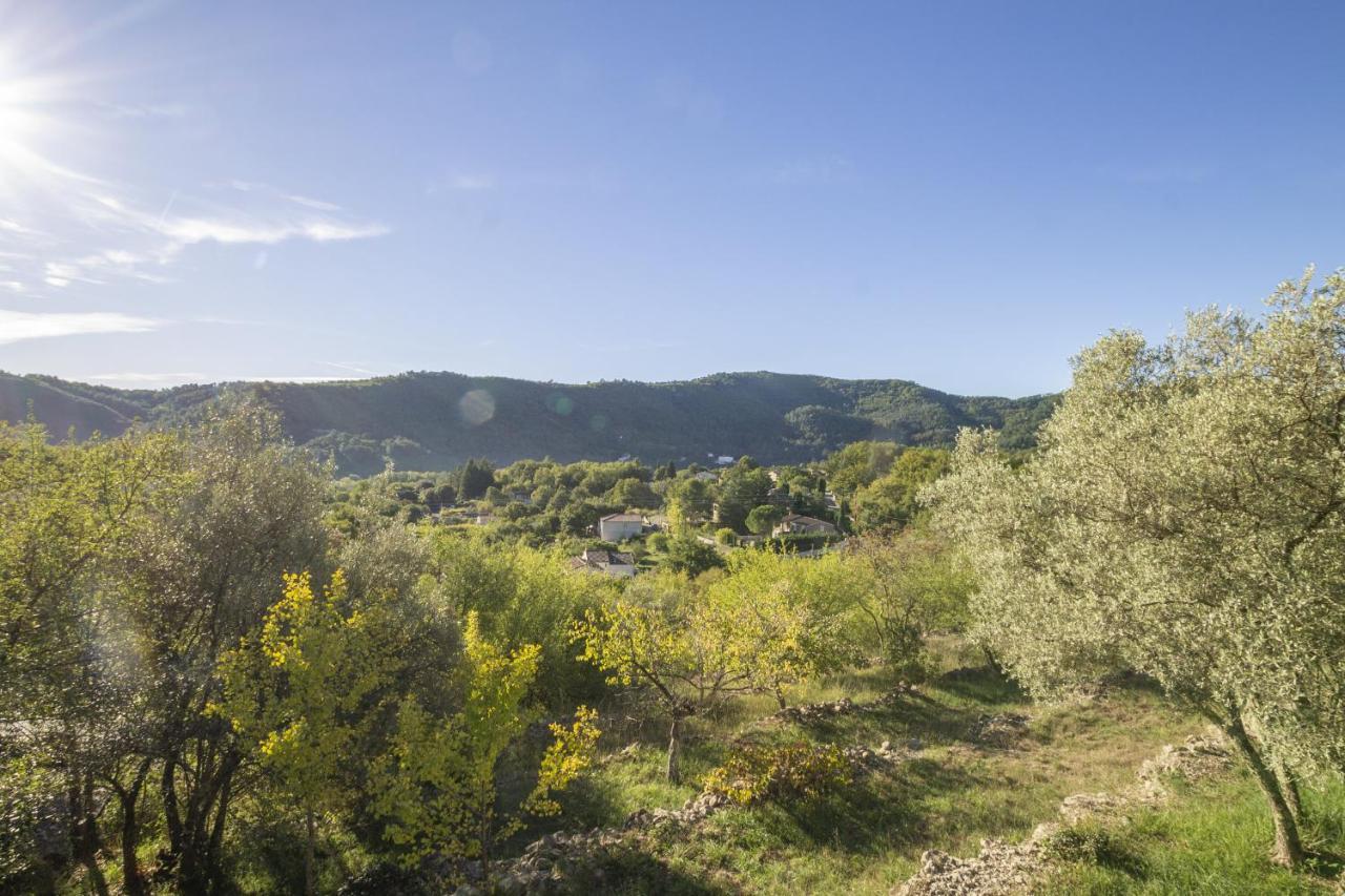 La Maison Des Chataigniers Meyrannes ภายนอก รูปภาพ