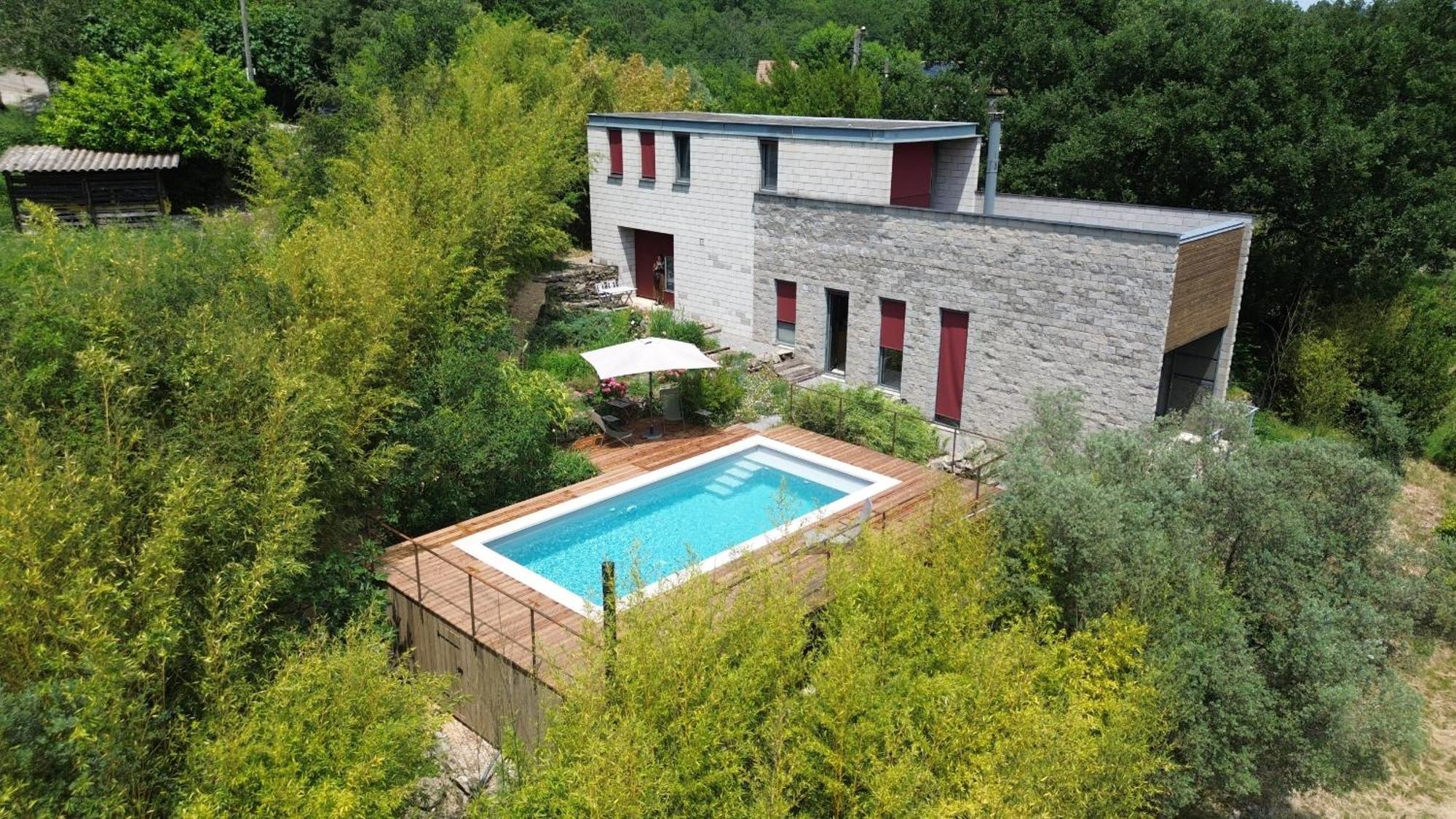 La Maison Des Chataigniers Meyrannes ภายนอก รูปภาพ
