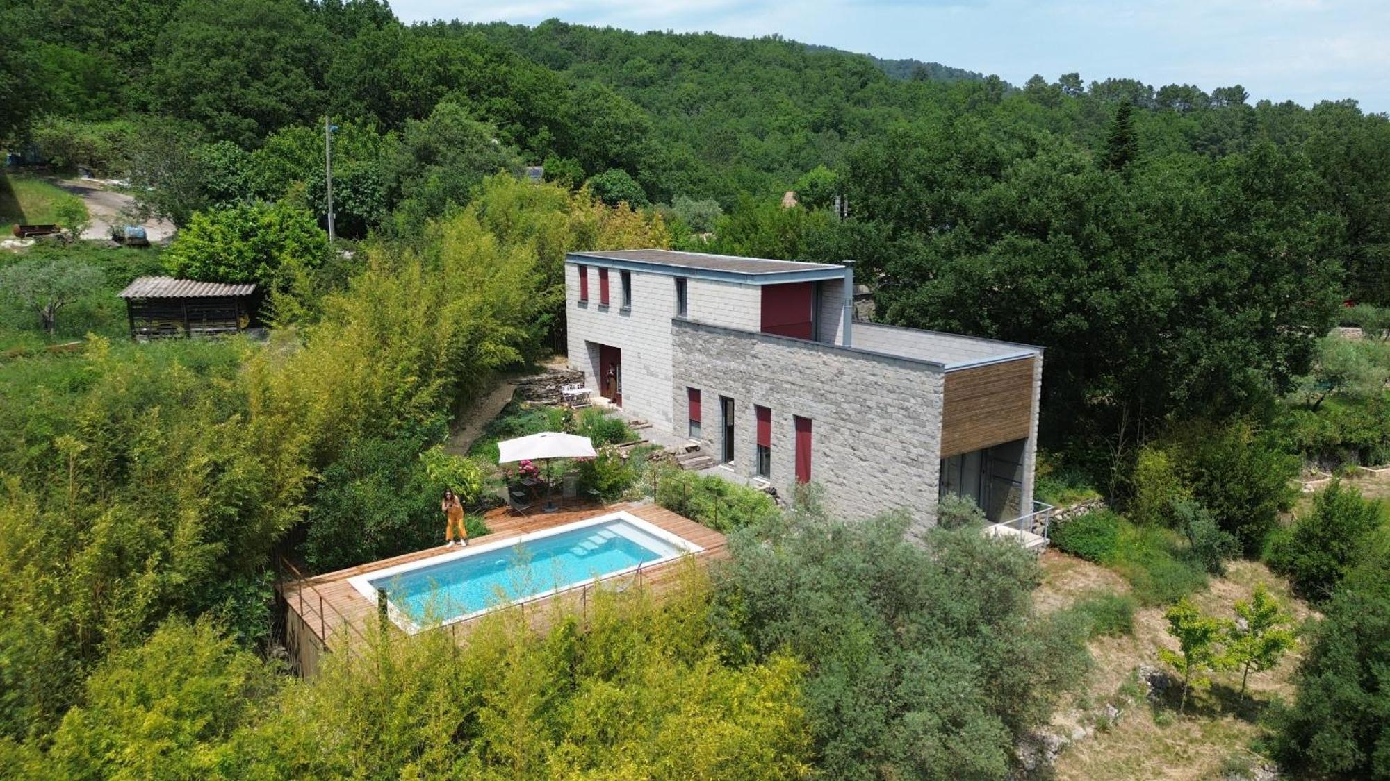 La Maison Des Chataigniers Meyrannes ภายนอก รูปภาพ