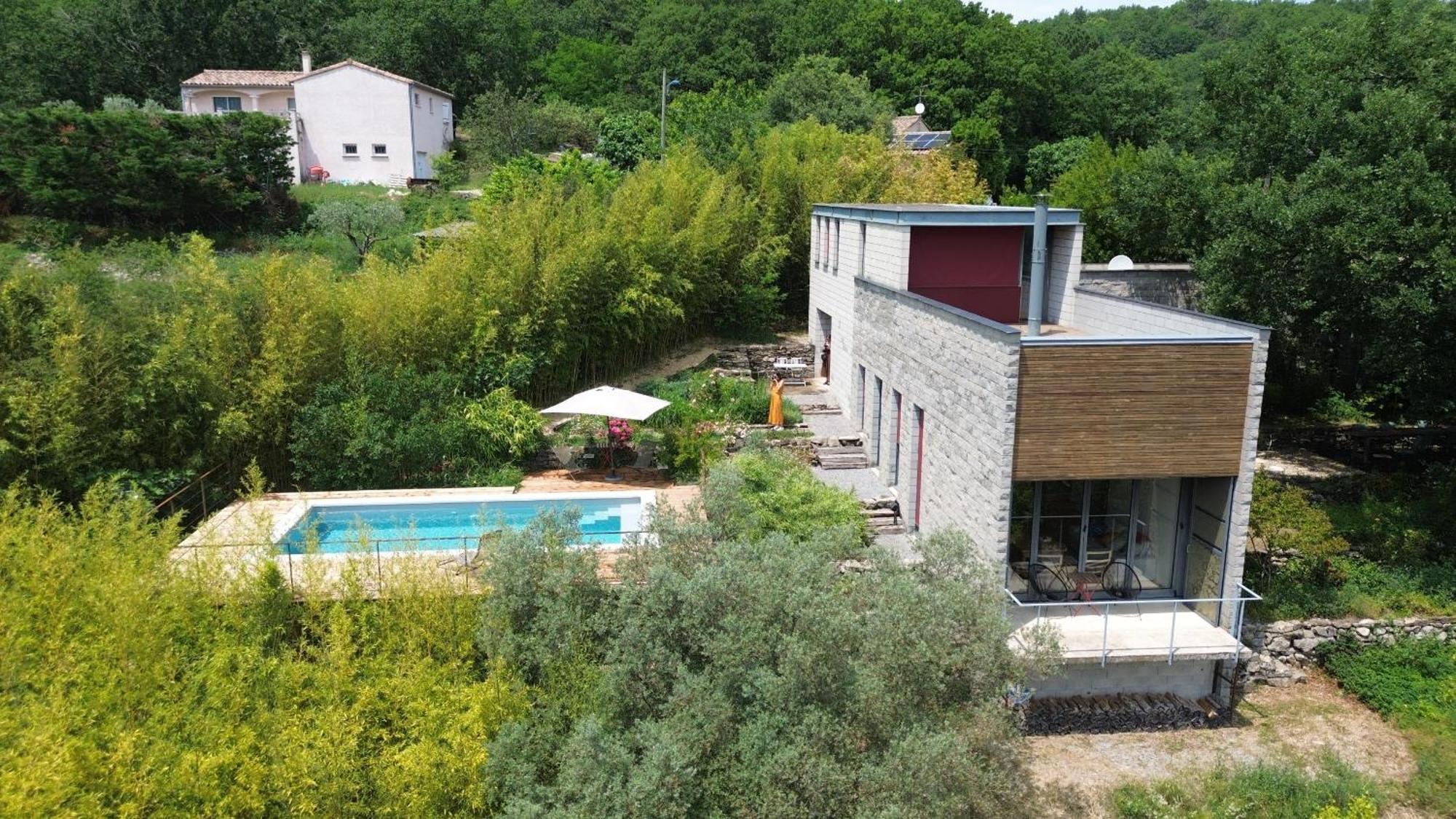 La Maison Des Chataigniers Meyrannes ภายนอก รูปภาพ