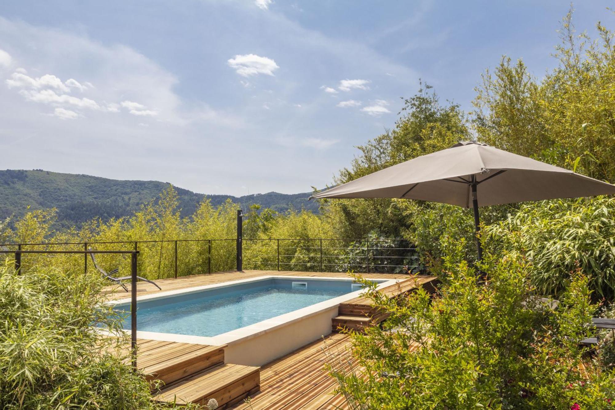 La Maison Des Chataigniers Meyrannes ภายนอก รูปภาพ